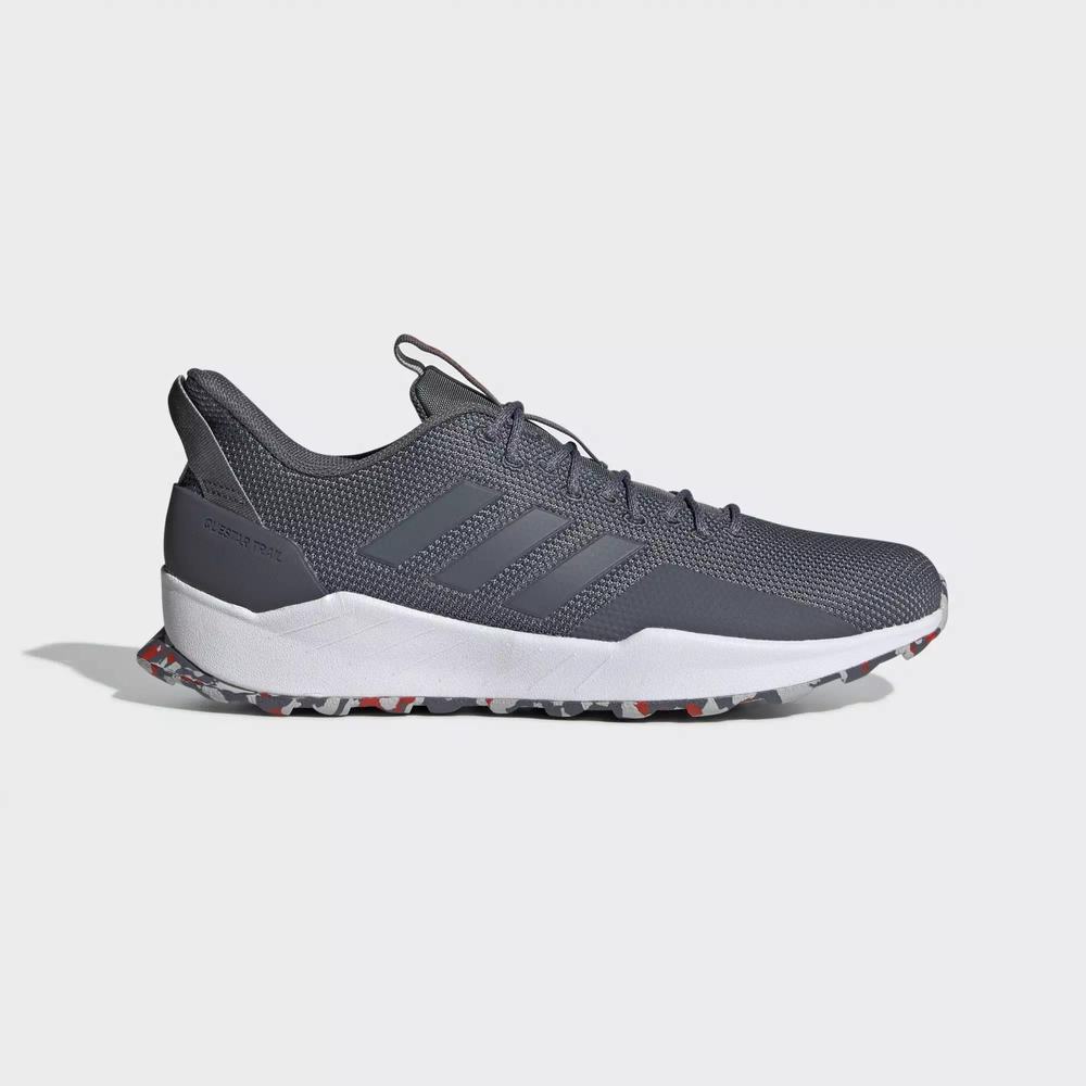 Adidas Questar Trail Tenis Para Correr Grises Para Hombre (MX-35627)